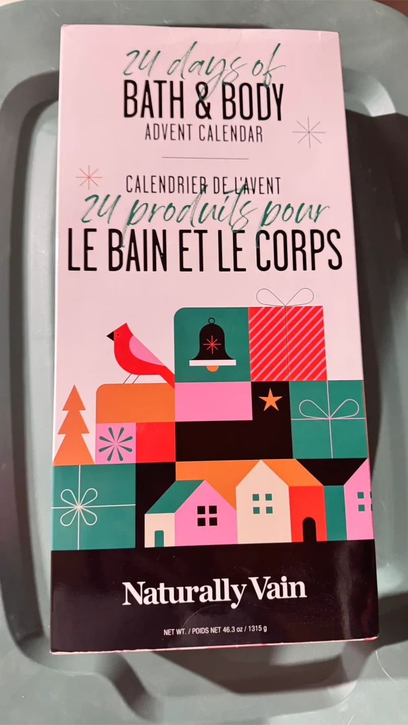 Naturally Vain 24 Days of Bath & Body Advent Calendar