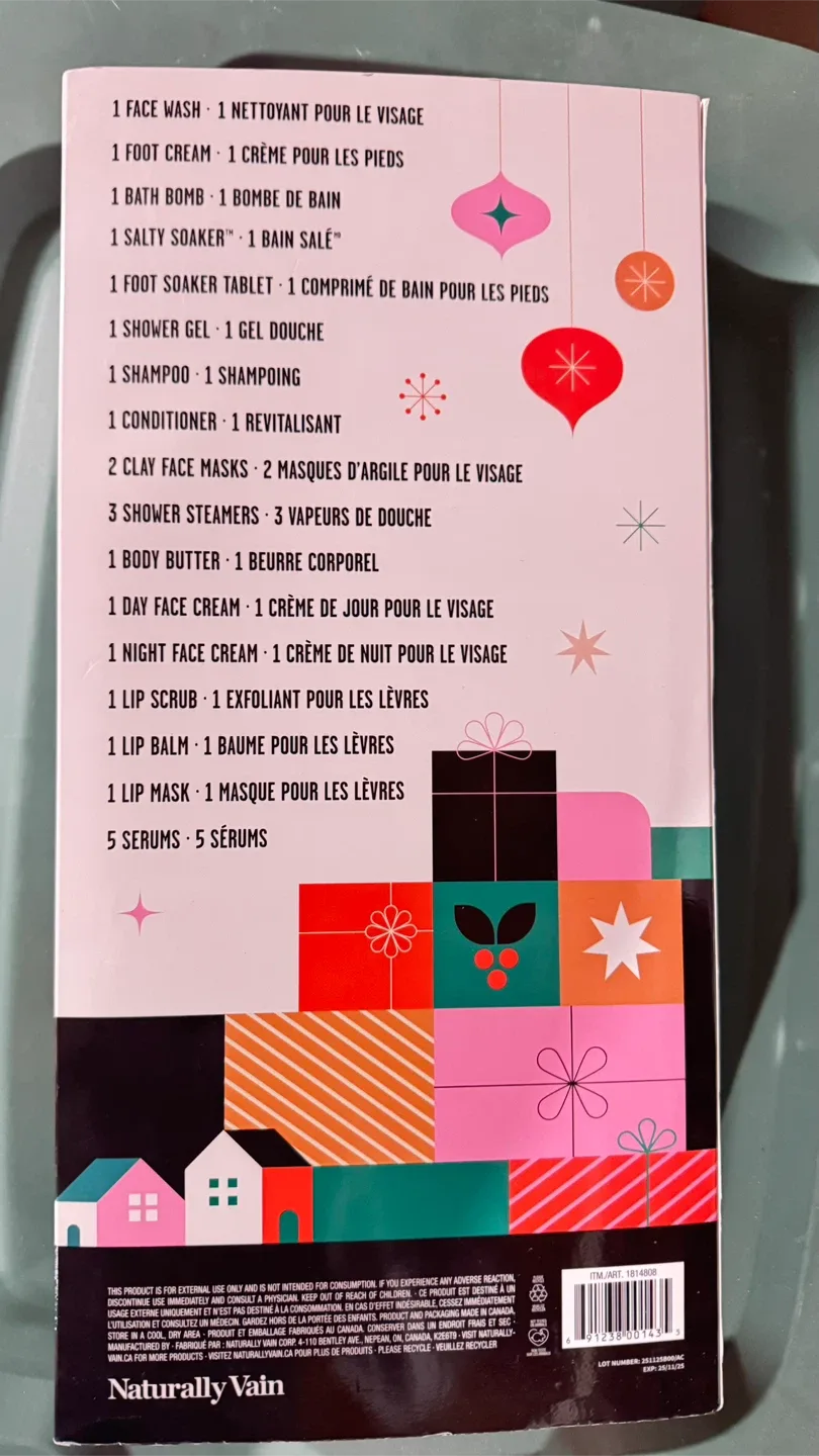 Naturally Vain 24 Days of Bath & Body Advent Calendar image indicator(2)