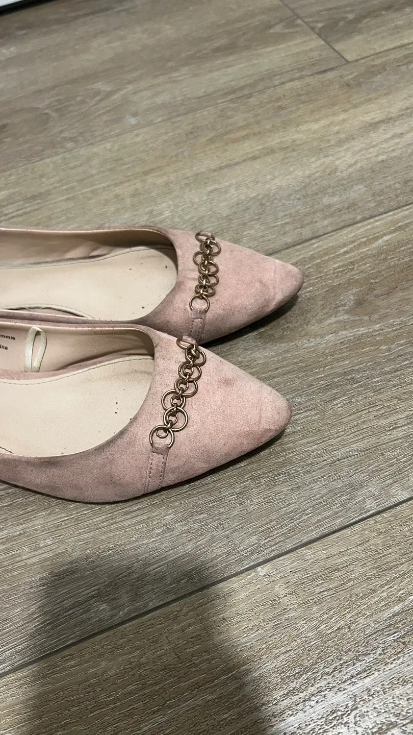 Ballet Flats with Chain Detail image indicator(2)