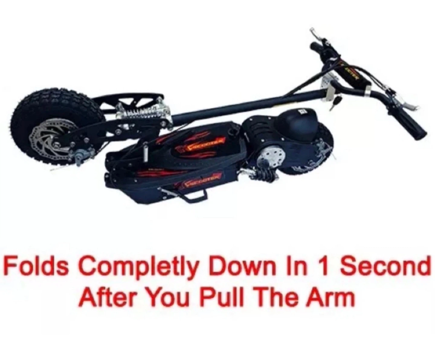 Super Turbo 1000W Racing Electric Scooter - photo 4
