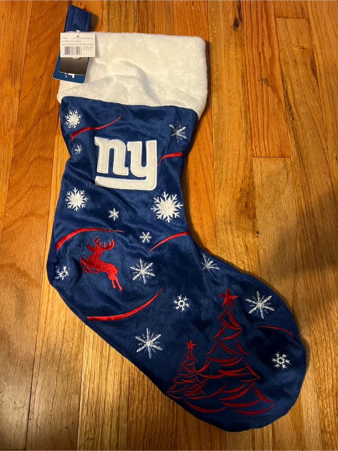 New York Giants Lids Stocking - New with Tags!