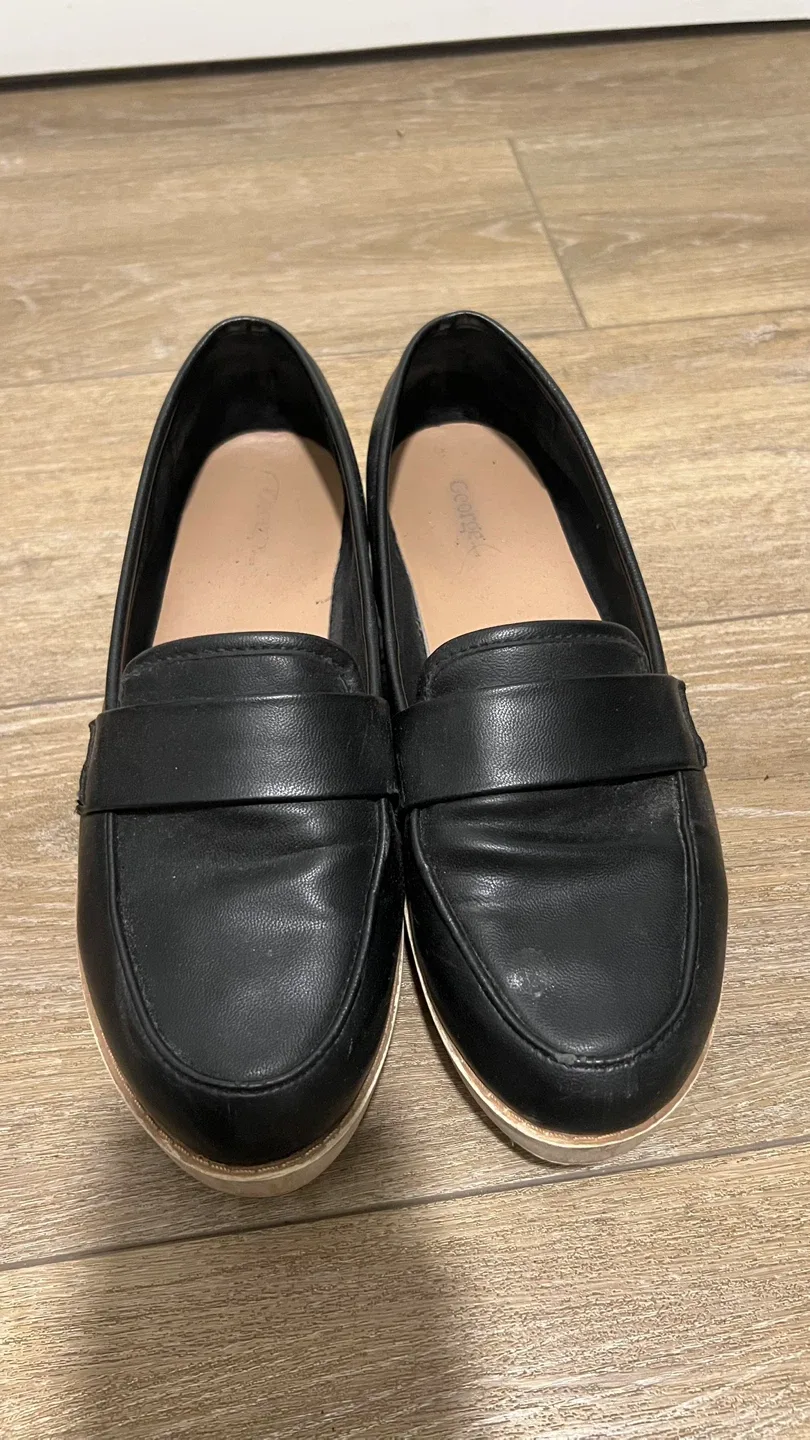 A New Day Black Loafers - Size 7-8 image indicator(4)