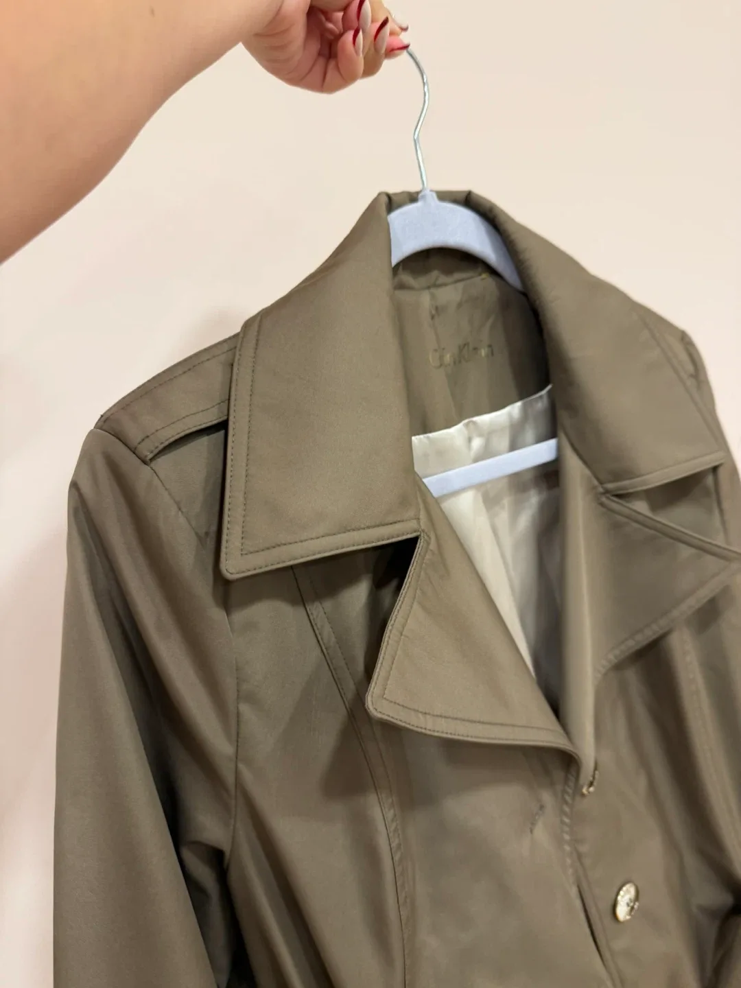 Calvin Klein Trench Coat - Size S/M image indicator(8)