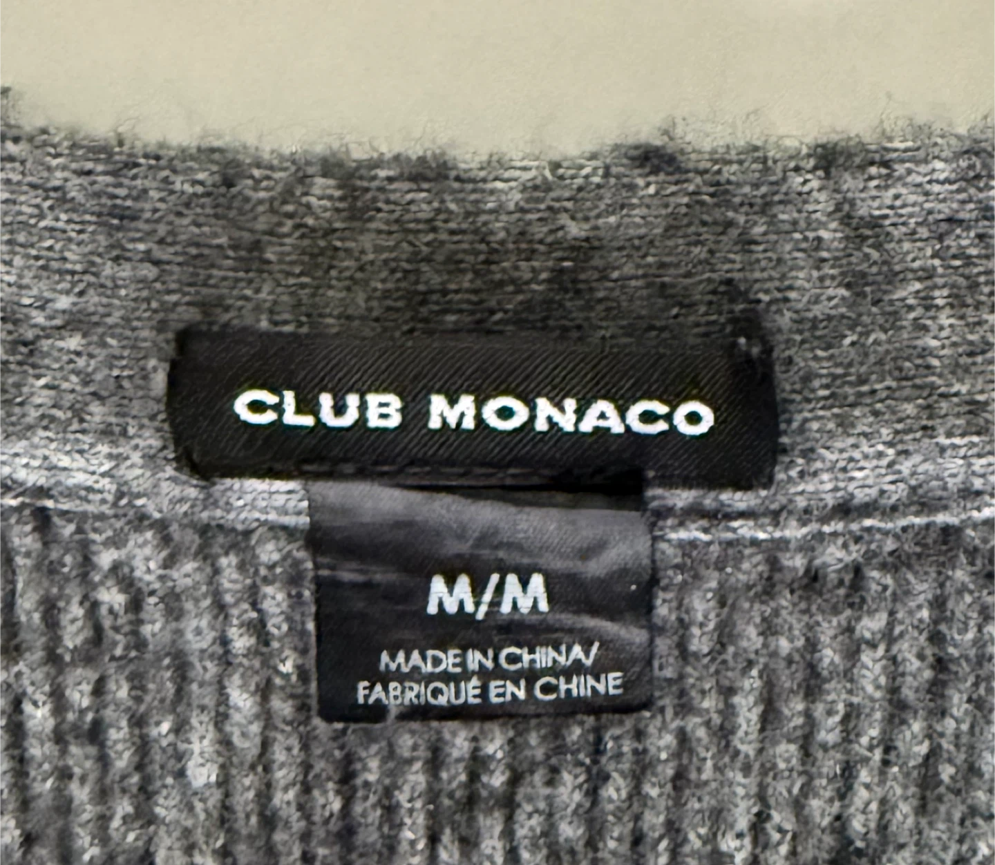Club Monaco Gray Knit Vest - Size M/M - photo 3