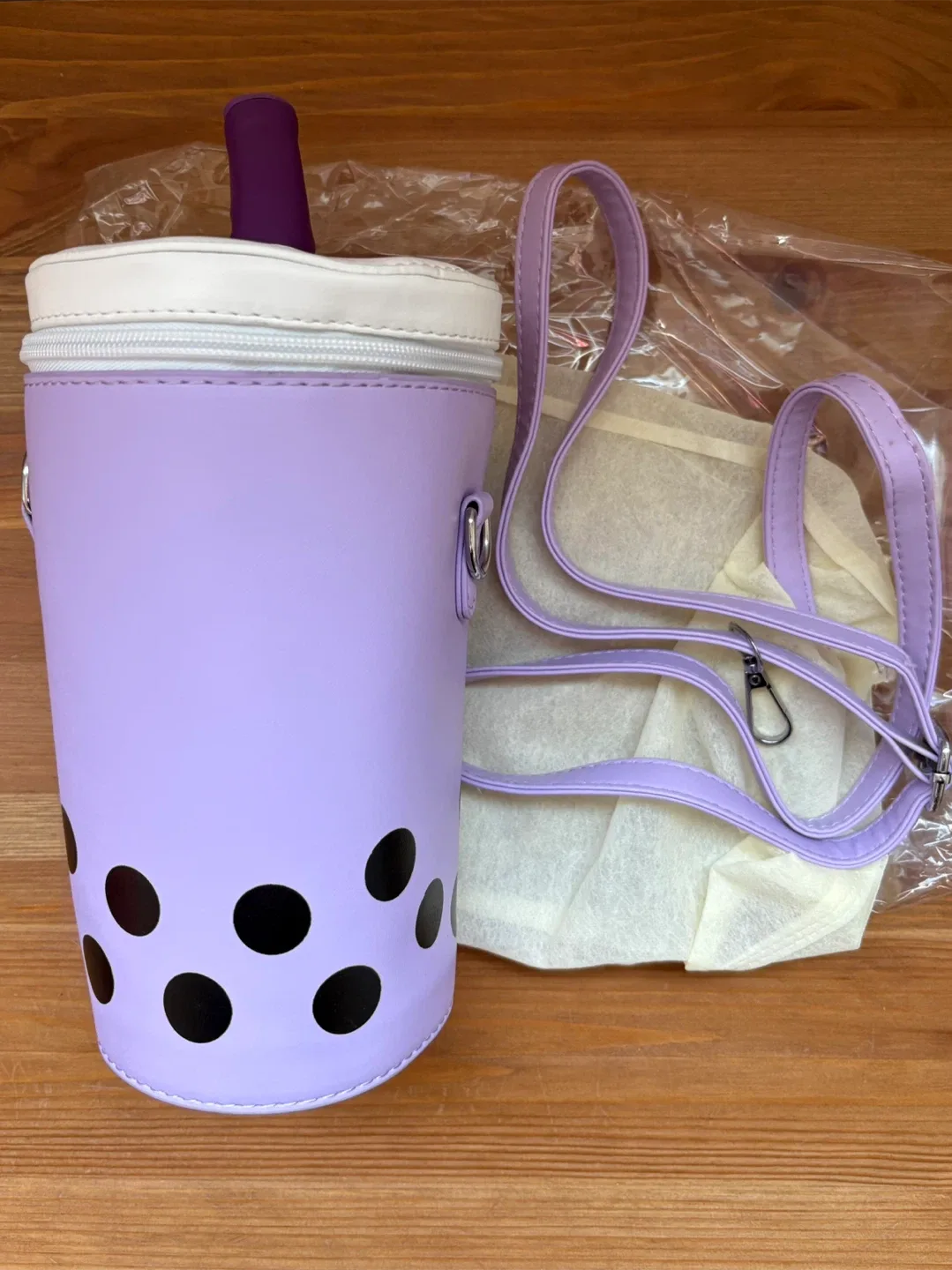 Kawaii Bubble Tea Shape Crossbody Bag