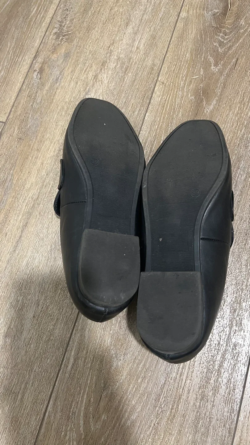 Steve Madden Black Loafers, Size 7 image indicator(3)