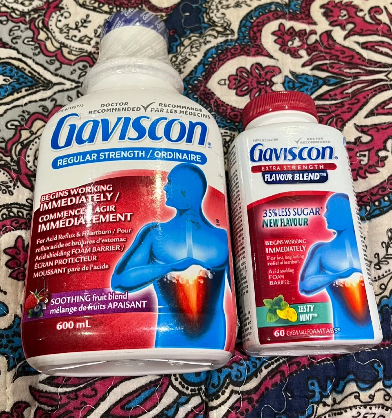 Gaviscon Regular & Extra Strength