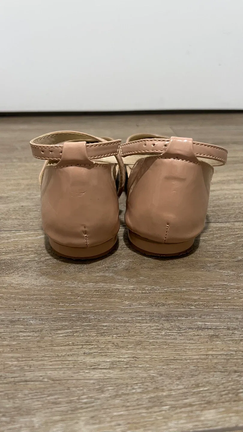 Dressberry Pink Ankle Strap Flats-us 7 image indicator(2)