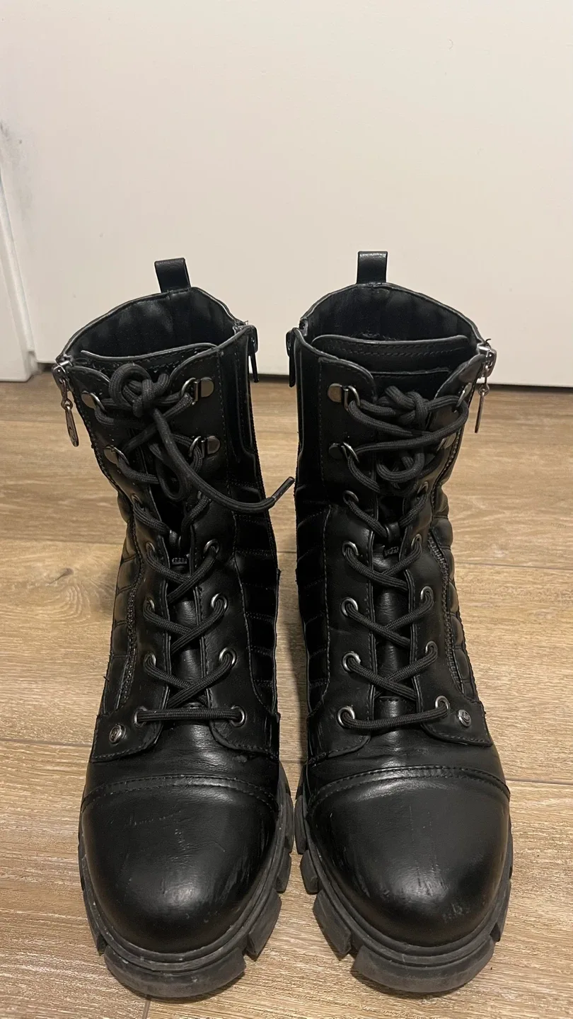 Black Combat Boots