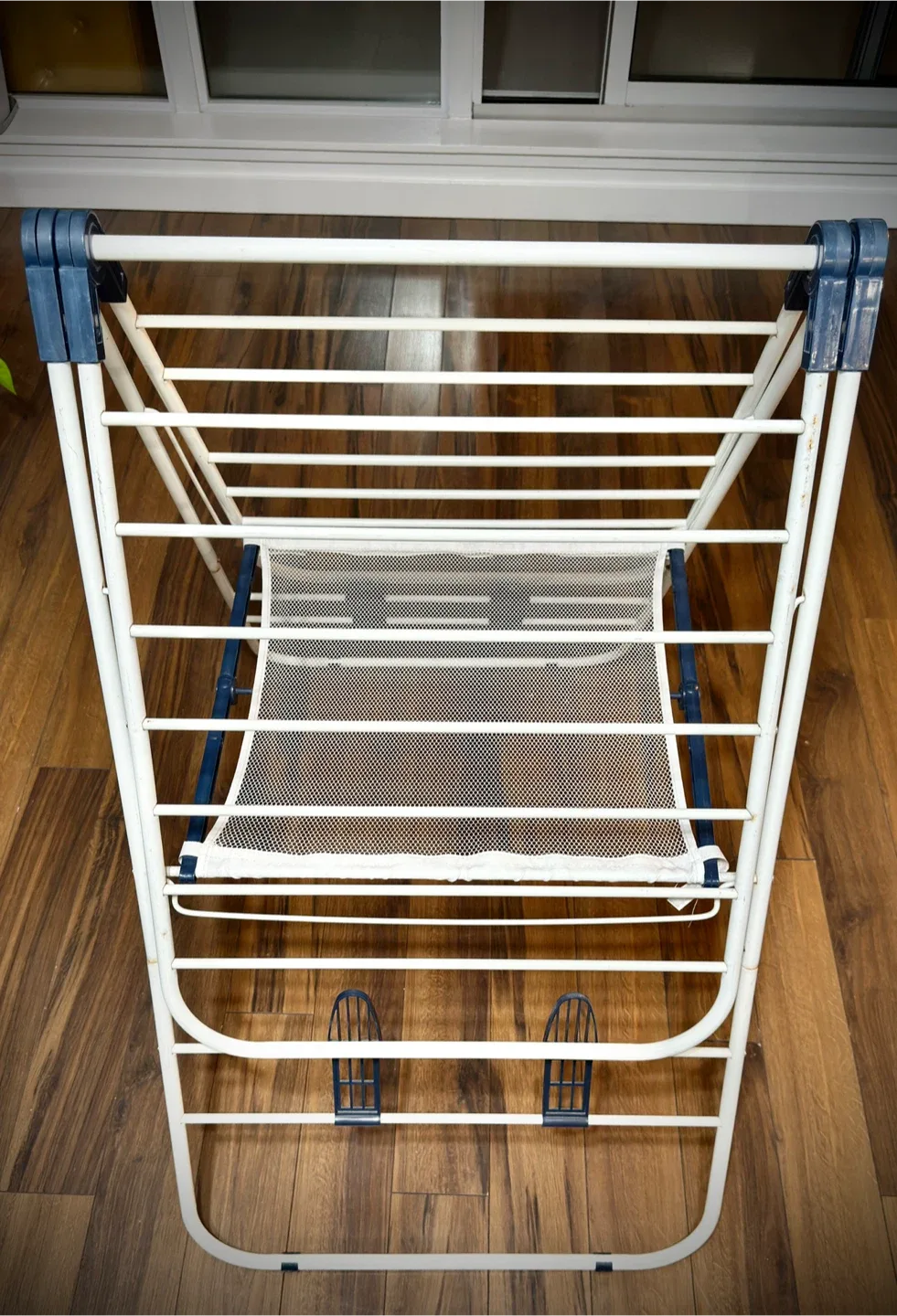 White Folding Clothes Drying Rack