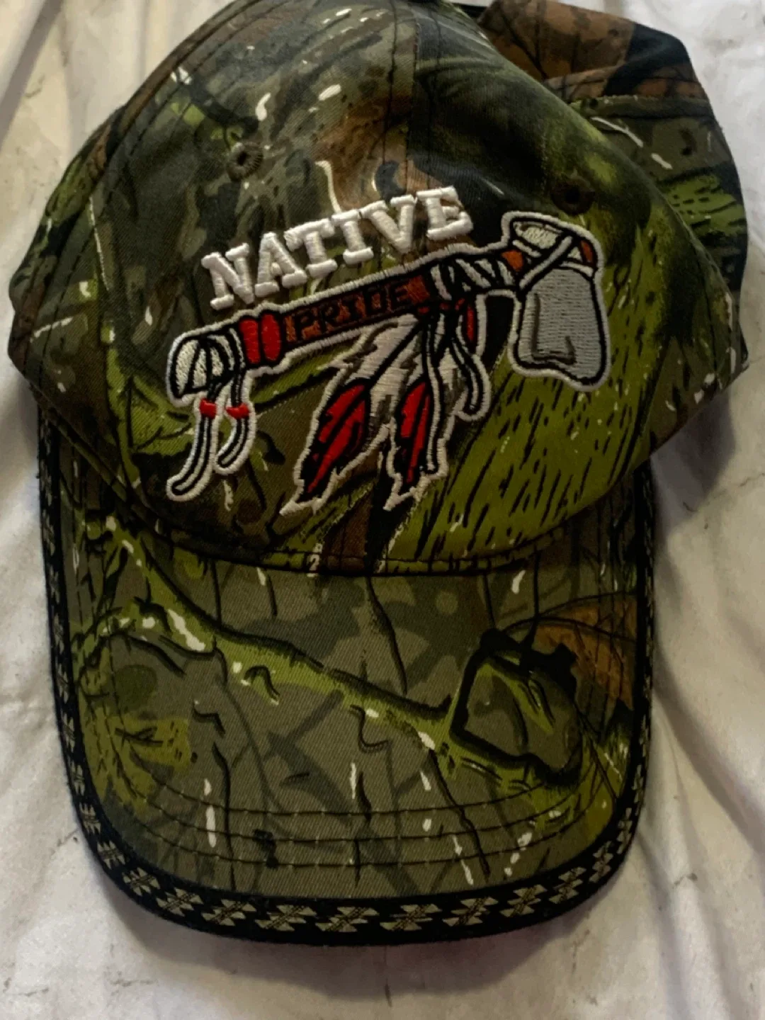 Native Pride Camo Baseball Cap