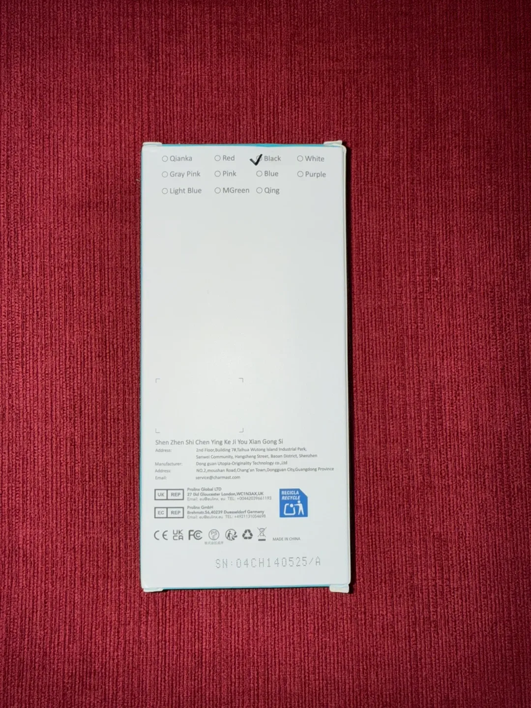 Charmast Power Bank with Built in Cables, 10000mAh USB - Black image indicator(3)