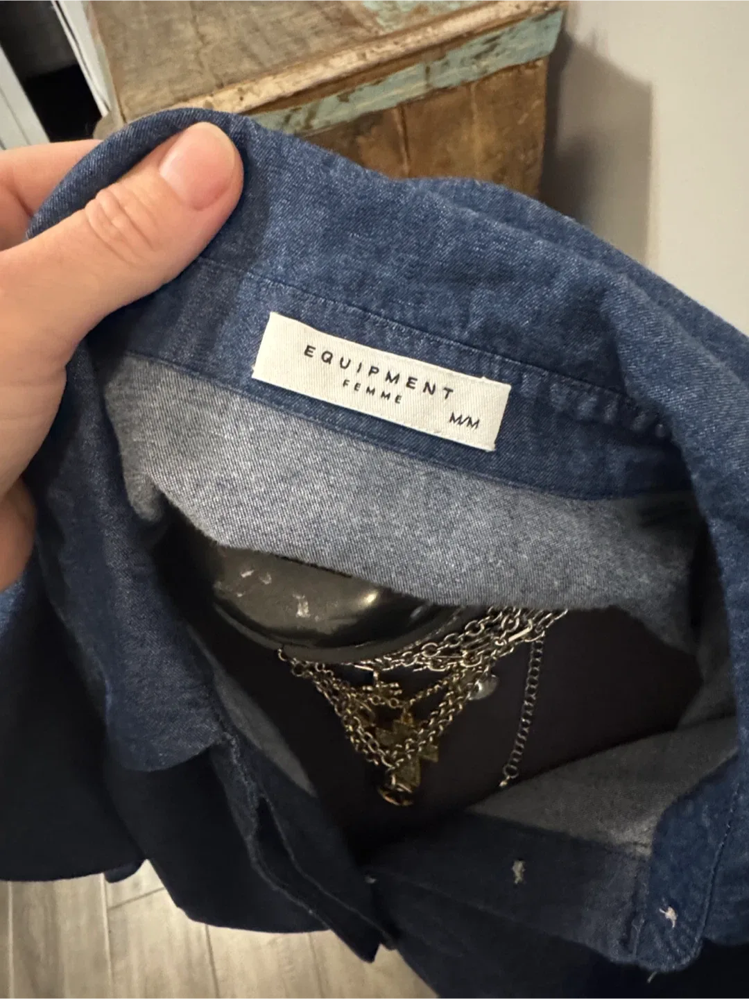 Equipment Blue Denim Shirt tunic image indicator(8)