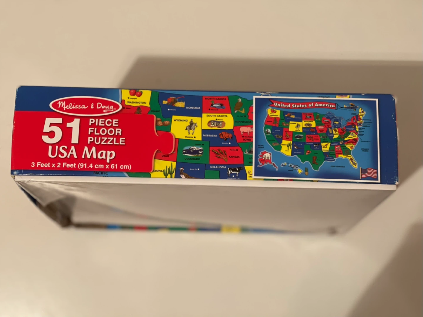 Melissa & Doug 51 Piece USA Map Floor Puzzle - photo 4