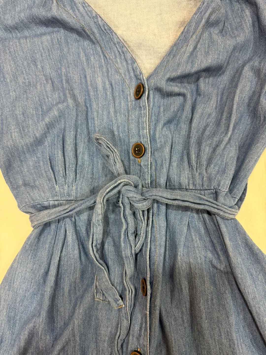Zara Denim Shirt Dress - Blue- medium image indicator(5)