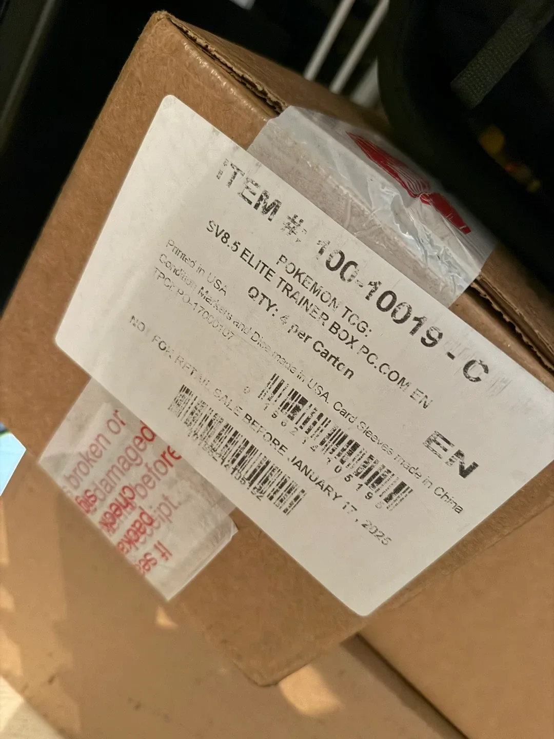 Pokemon TCG: Prismatic Evolution ETB Pokemon Center Sealed Case