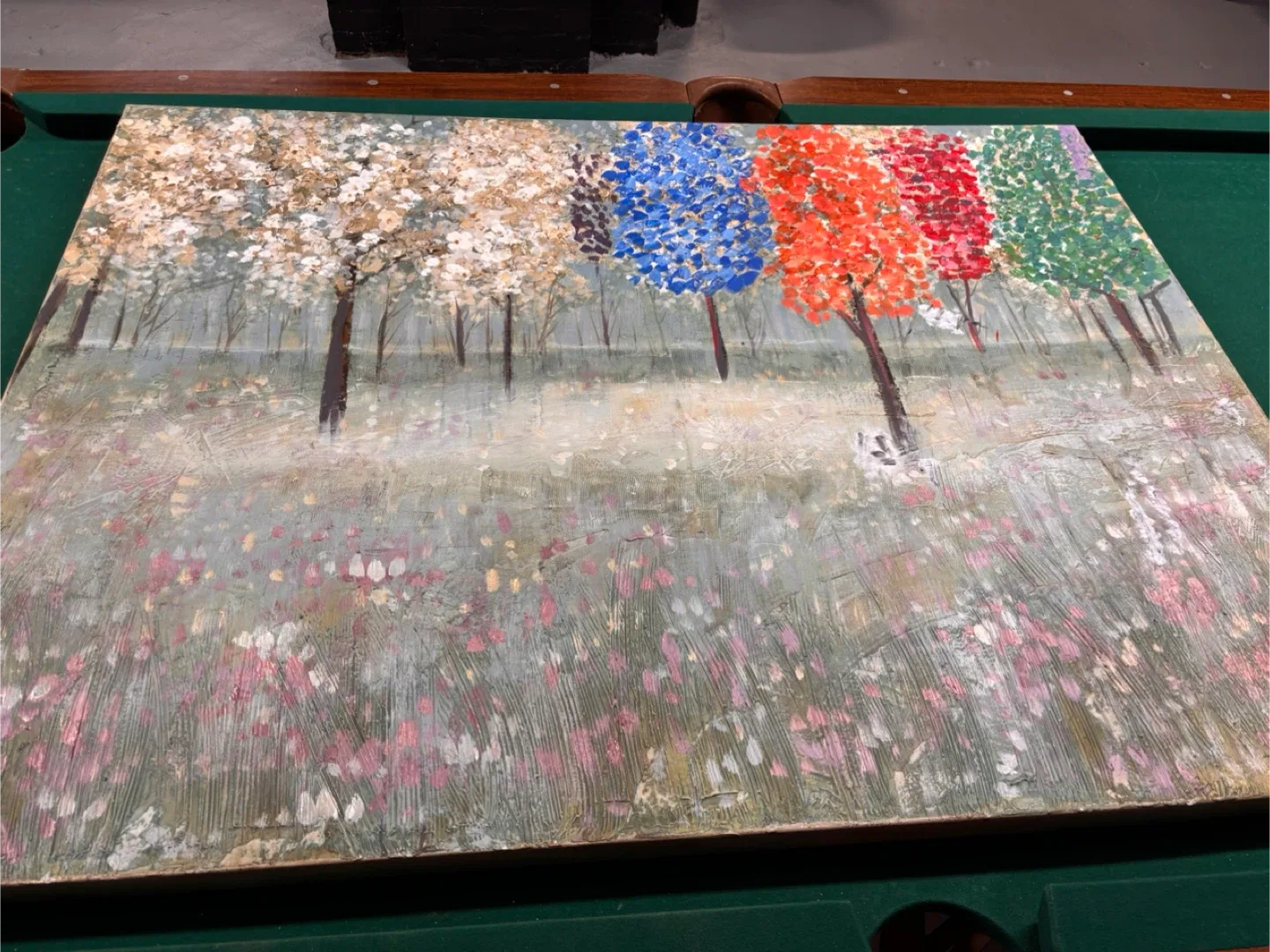 Colorful Trees Painting