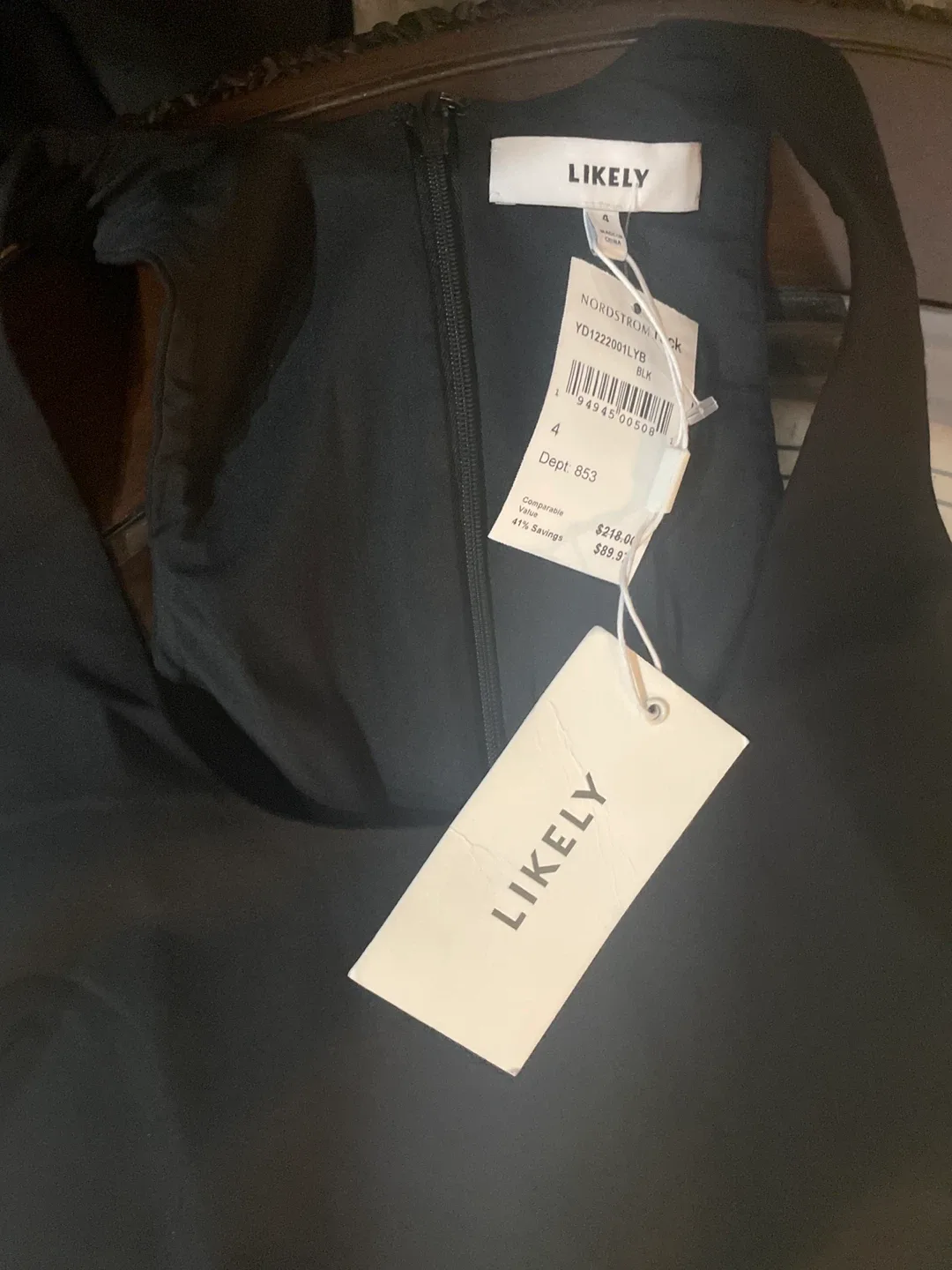 Likely Black Dress, Size 4 image indicator(5)