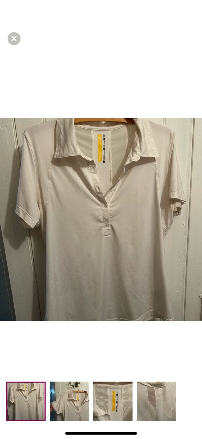 Lolë White Polo Shirt - Size M