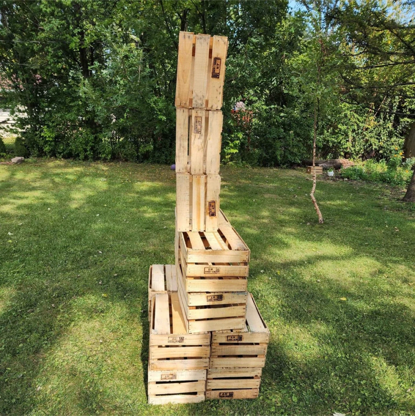 Wooden Crates for display