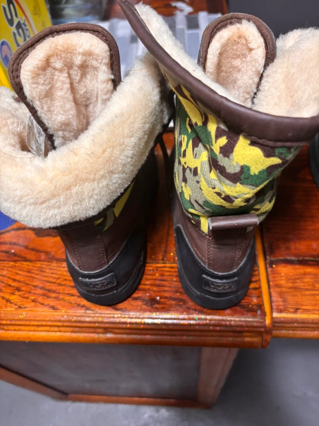 UGG Australia Brown Leather Boots image indicator(4)