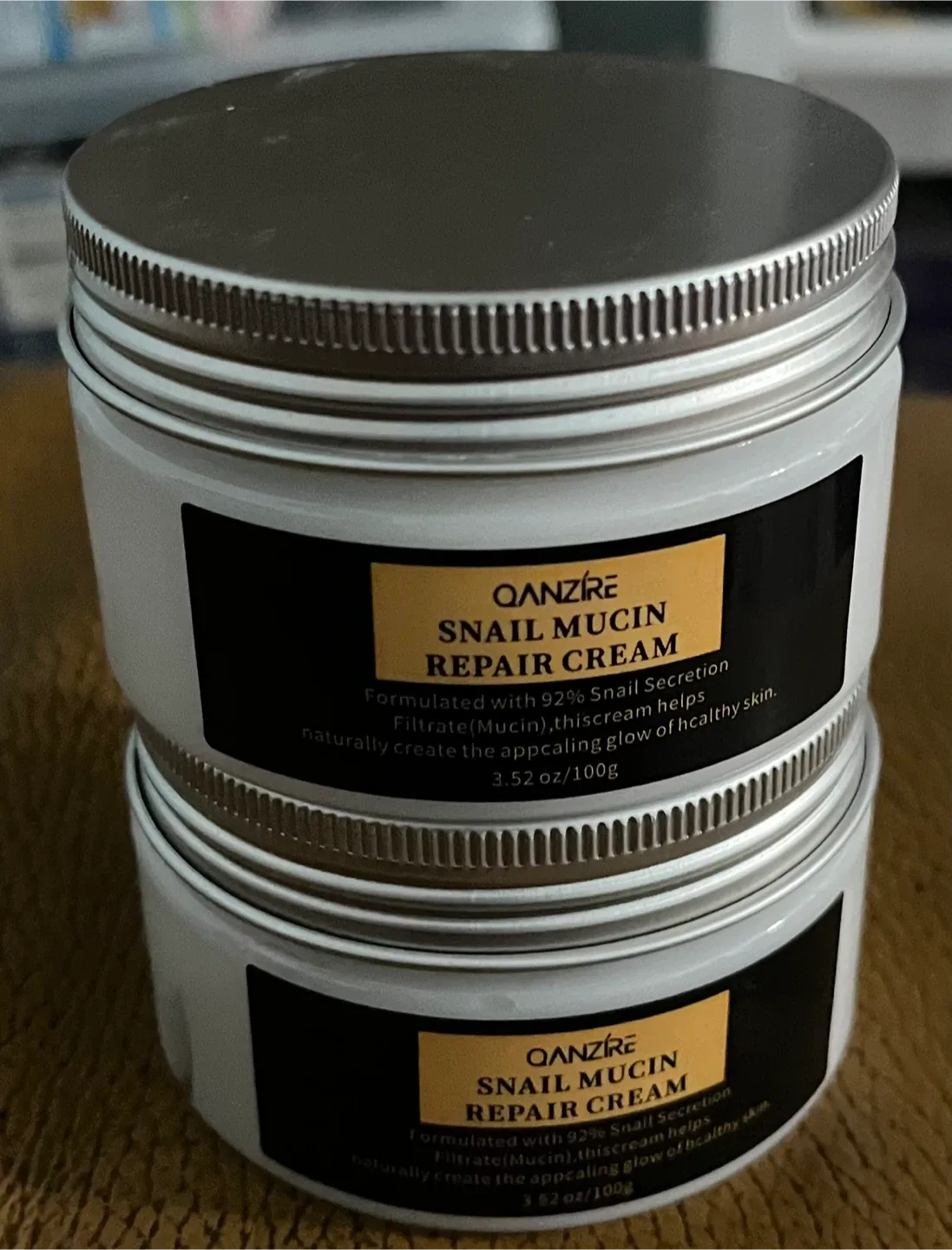 Qanzire Snail Mucin Repair Cream (3.52 oz)