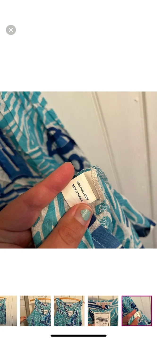 Barbara Gerwit Blue Dress - Size XL image indicator(5)