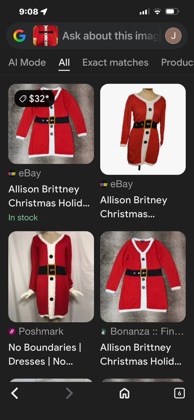 Allison Brittney Christmas Holiday Dress - Red - photo 5