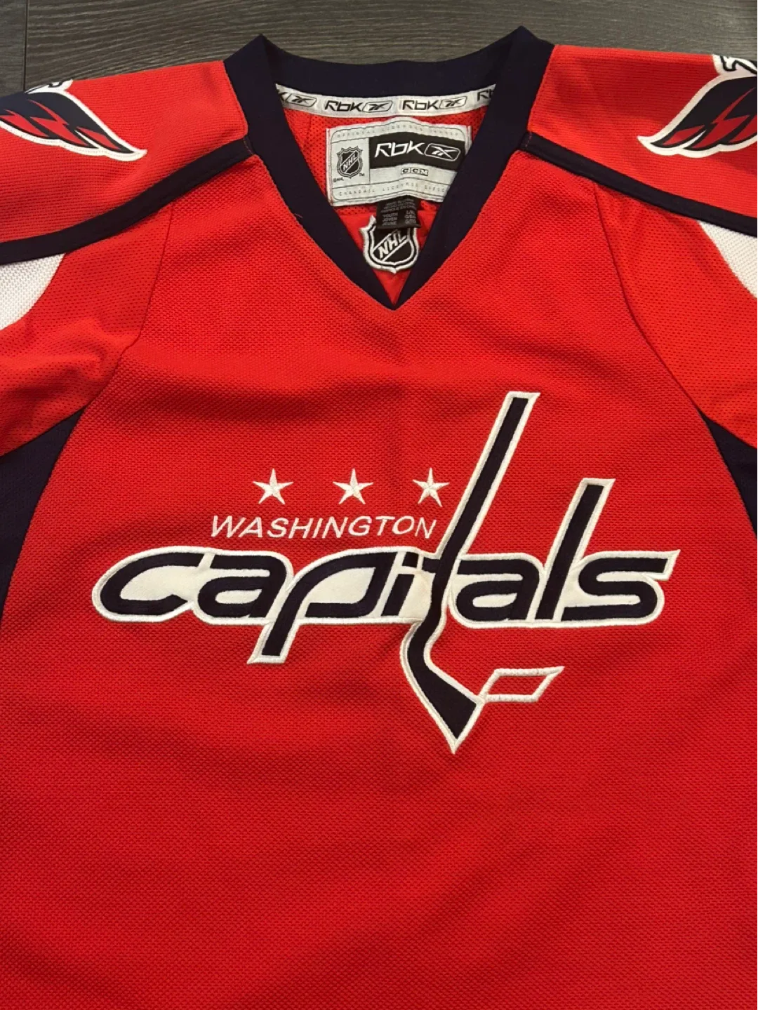 Reebok Washington Capitals Ovechkin #8 Jersey - L/XL
