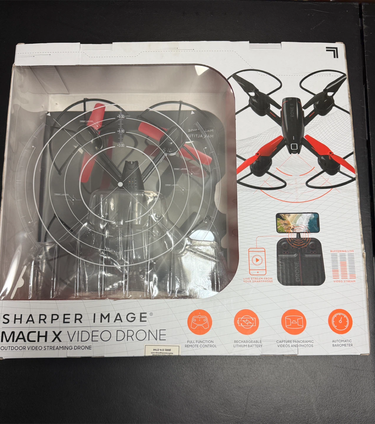 Sharper Image Mach X Video Drone - New in Box! - photo 2