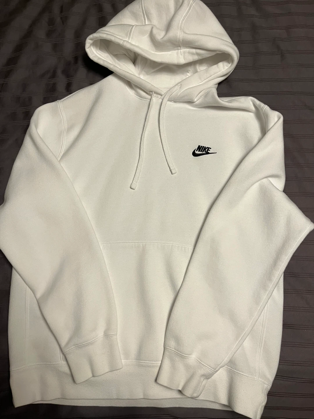Nike White Hoodie, Size M