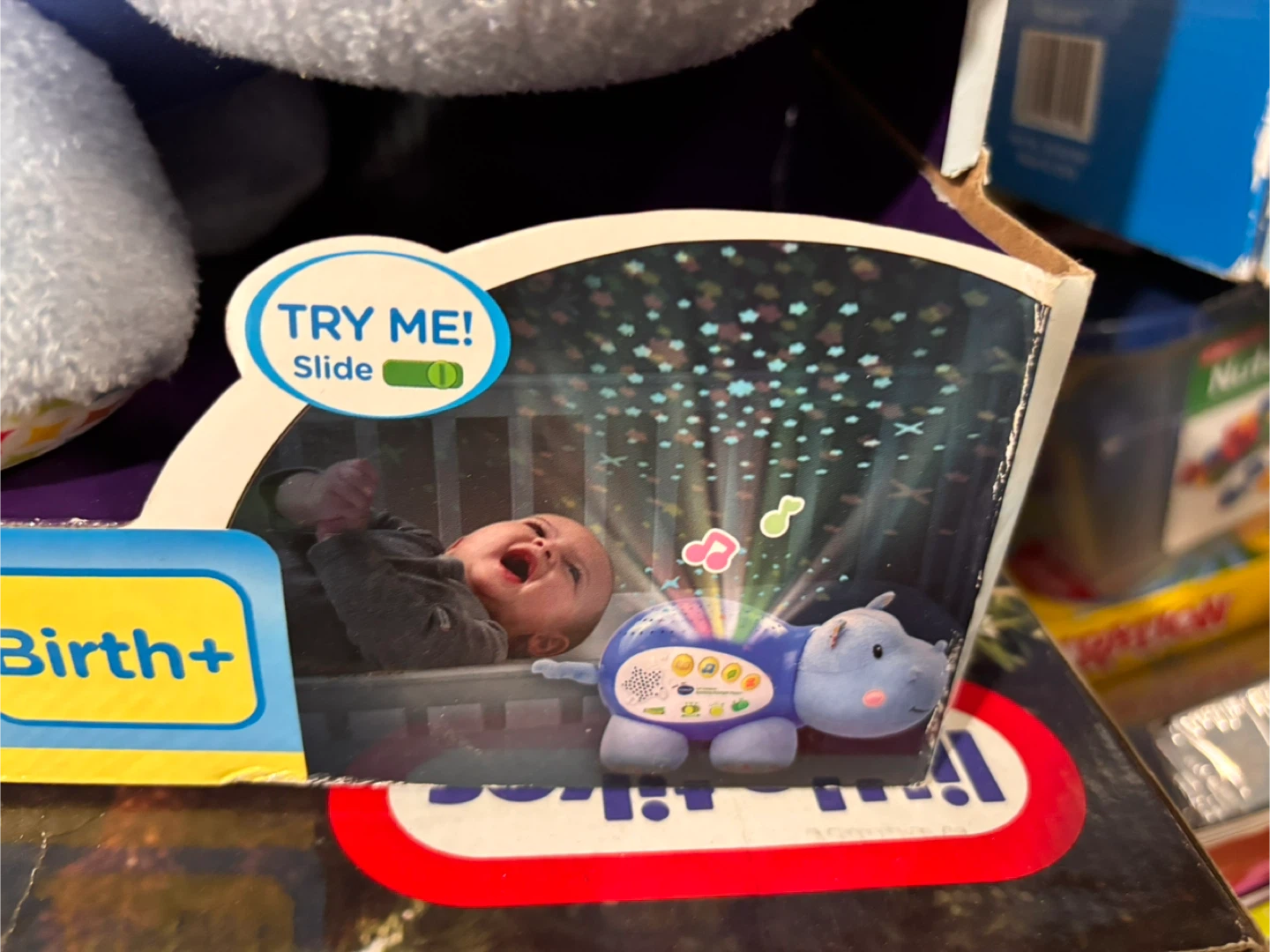 VTech Lil' Critters Soothing Starlight Hippo - Blue - photo 2