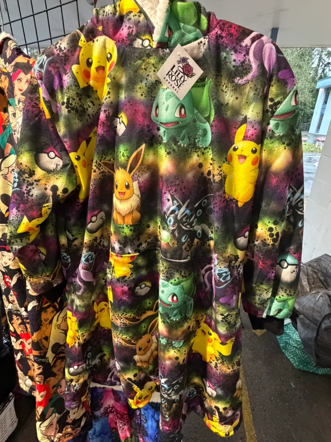 Lilly Rose Apparel Oodie Blanket - Pokemon Print image indicator(3)