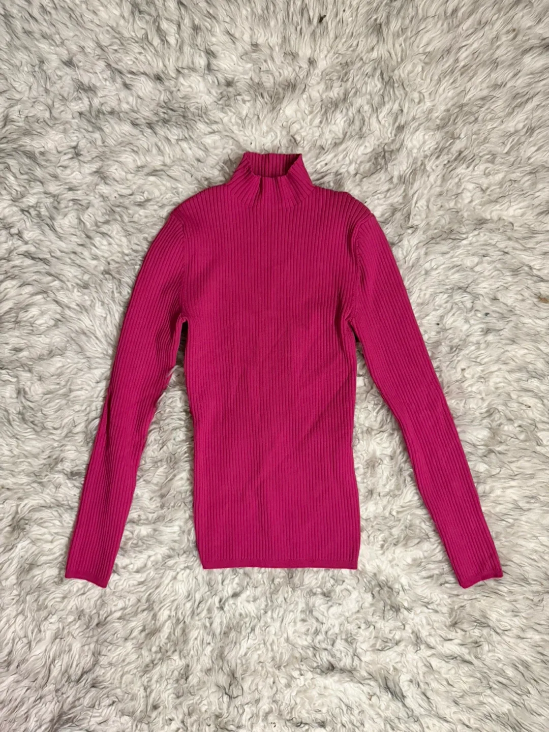 Babaton Sculpt Knit Tie-Back Longsleeve - Hot Pink