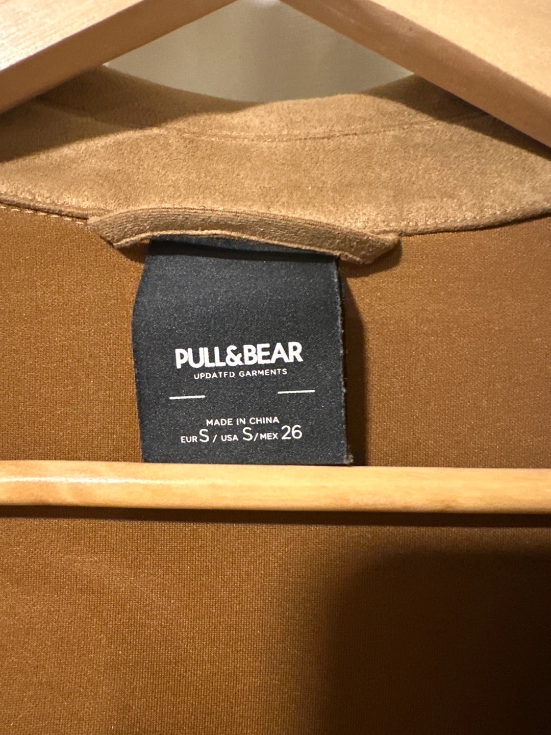 Pull&Bear Suede Crop Jacket - Size S - photo 2