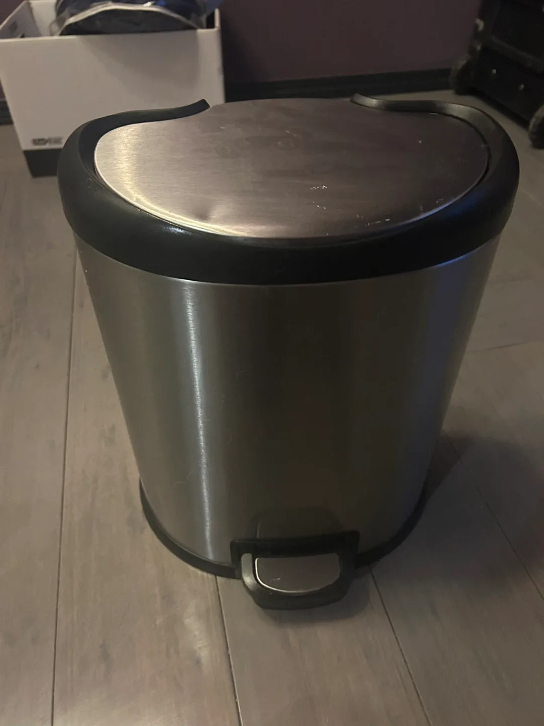 Stainless Steel Step Trash Can