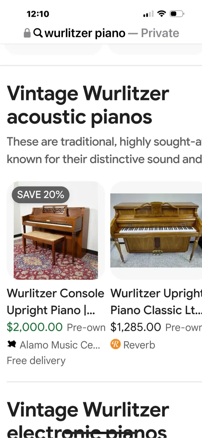 Wurlitzer Upright Piano