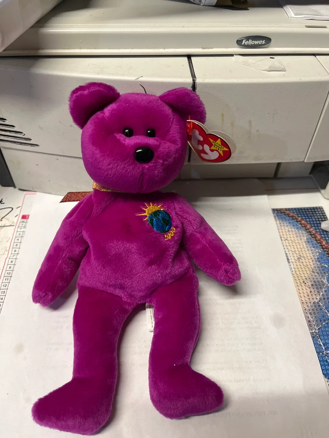 Ty Beanie Baby - Millenium Bear