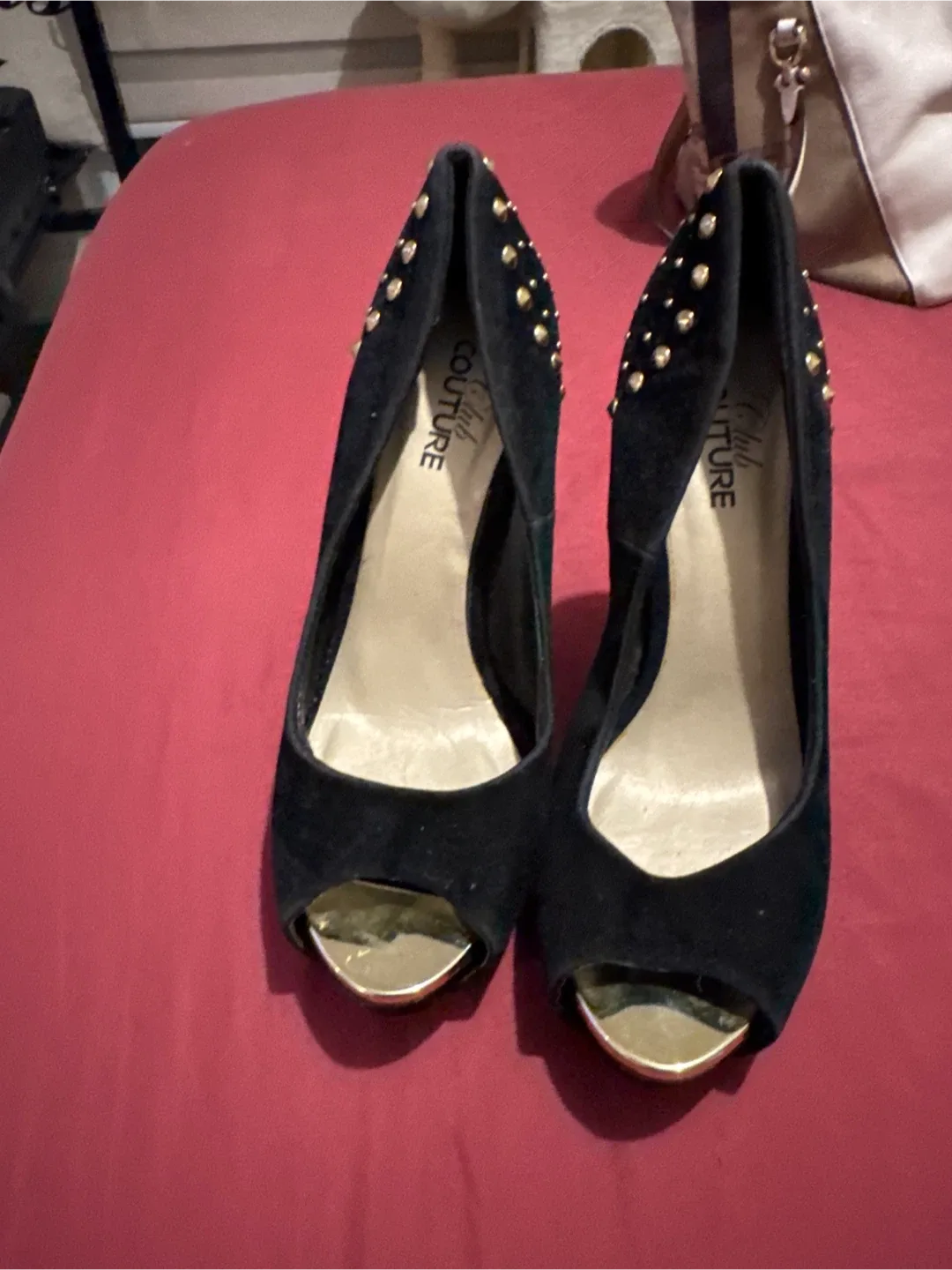 Ruthie Davis Couture Black Heels - Size 8 image indicator(2)