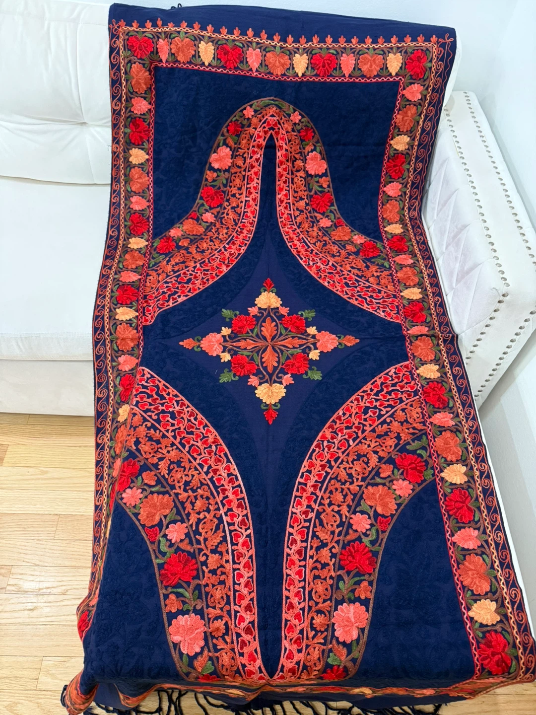 Floral Embroidered Shawl - photo 4