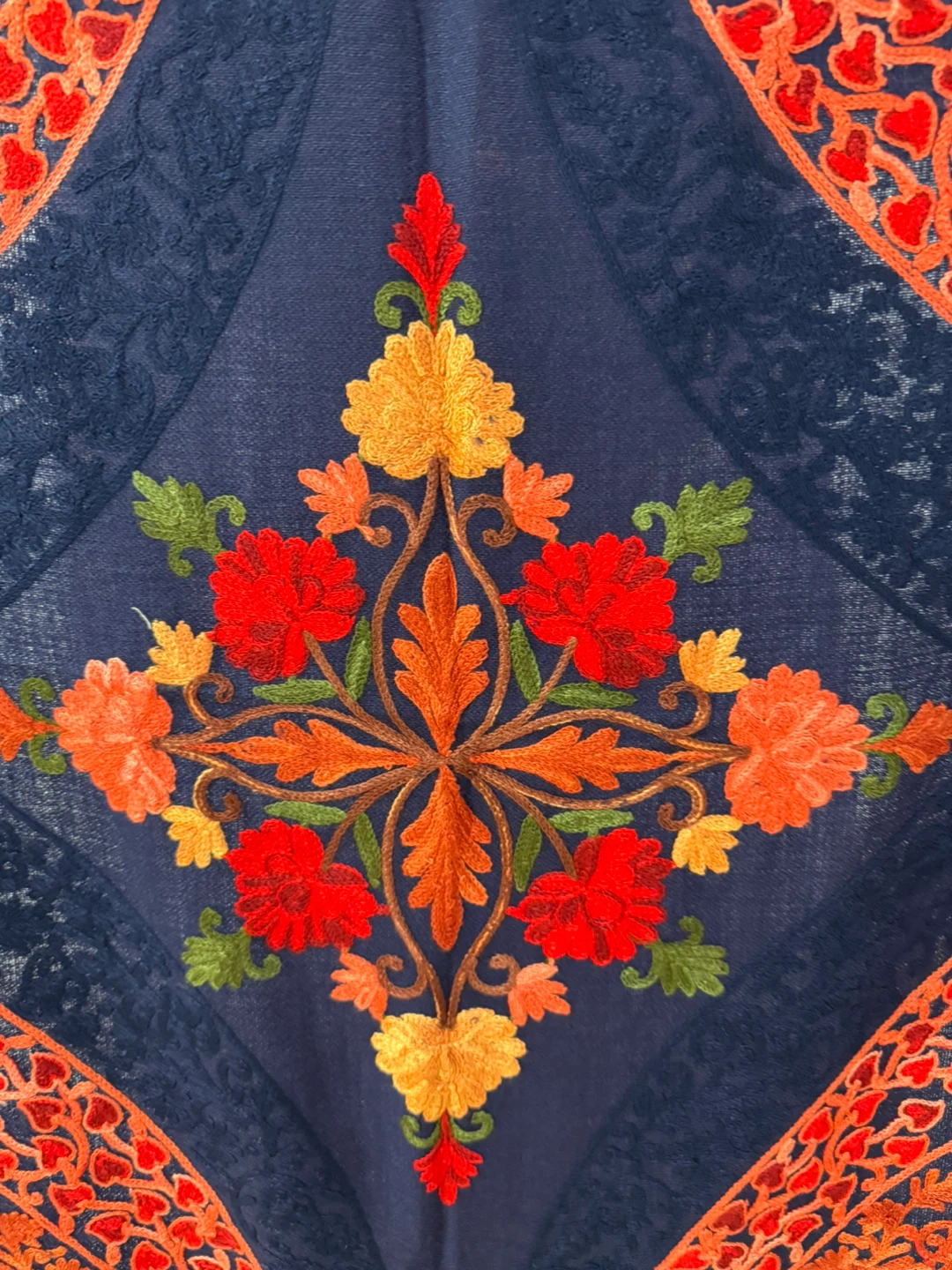 Floral Embroidered Shawl - photo 2