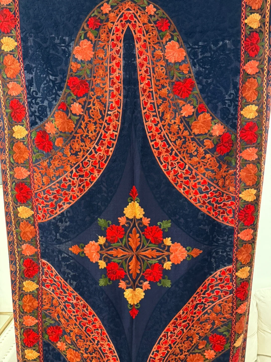 Floral Embroidered Shawl