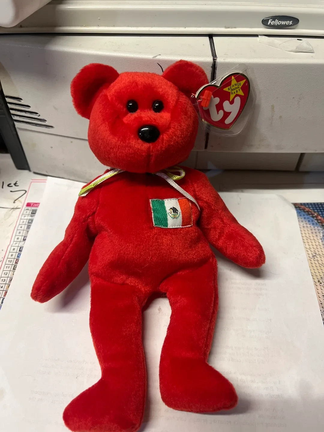 Ty Beanie Baby - Flames the Bear