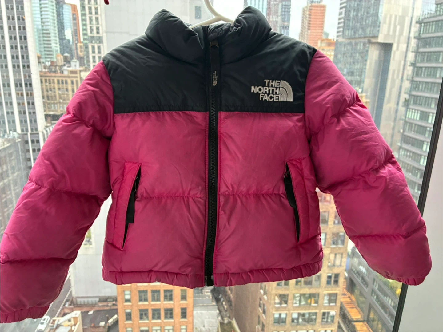 KIDS The North Face Toddler Pink Puffer Jacket - Size 2T