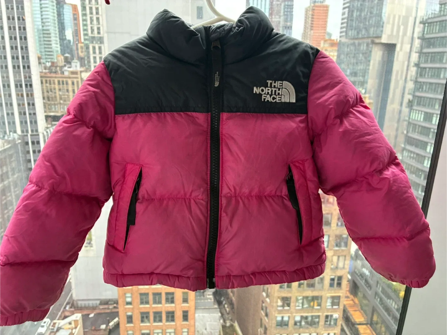 KIDS The North Face Toddler Pink Puffer Jacket - Size 2T