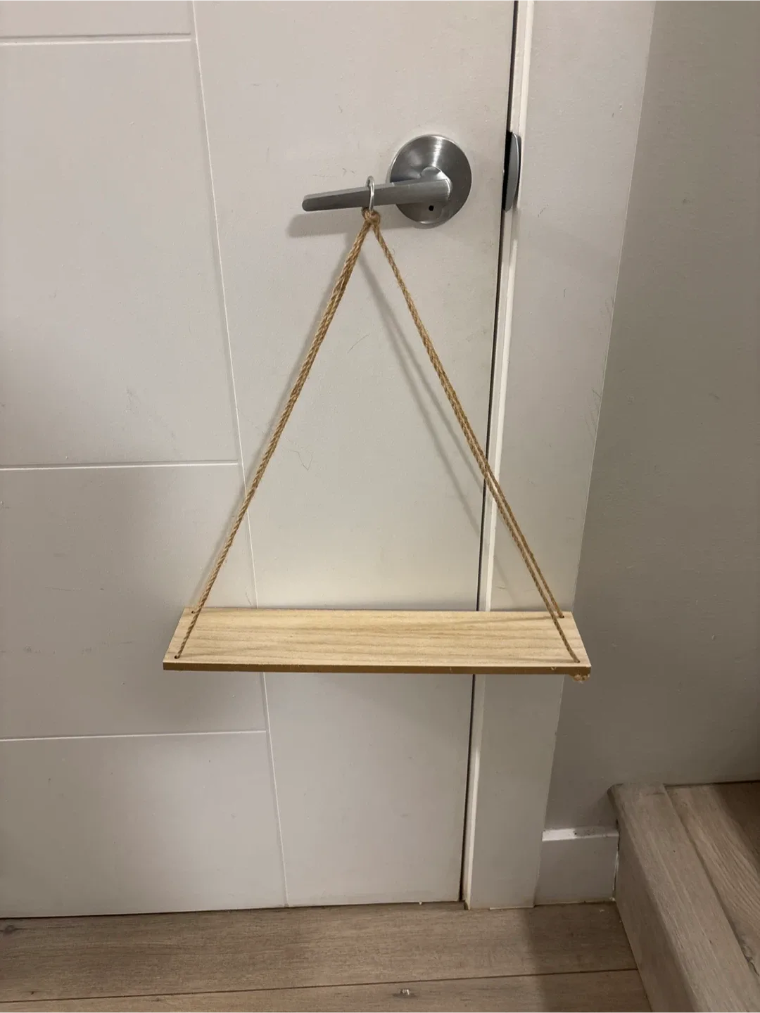 Three Hanging Wooden Shelves 16x3.75 inches