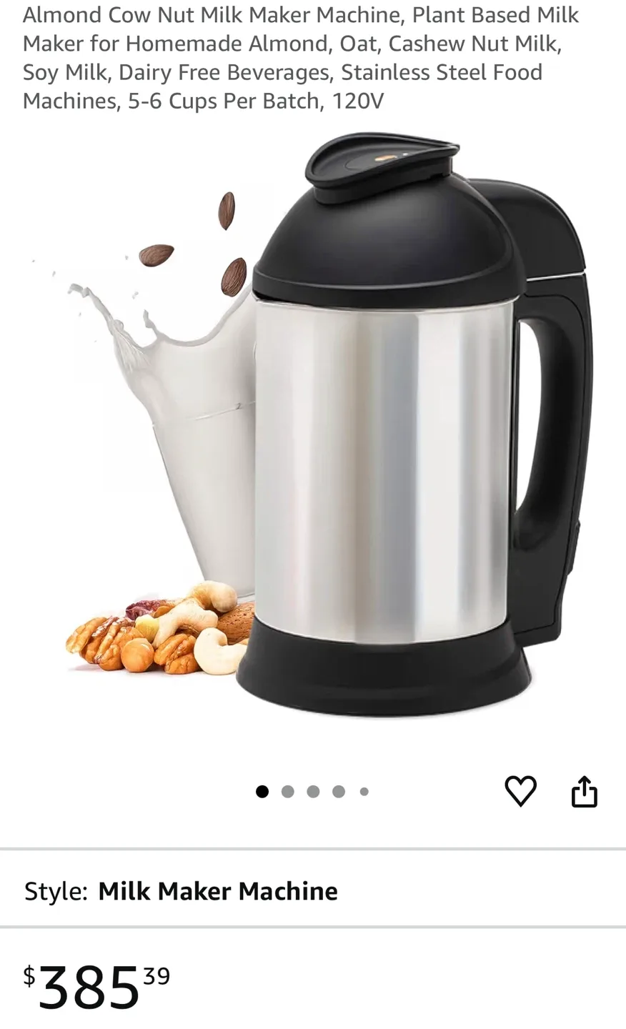 Almond Cow Plant-Based Milk Maker image indicator(6)