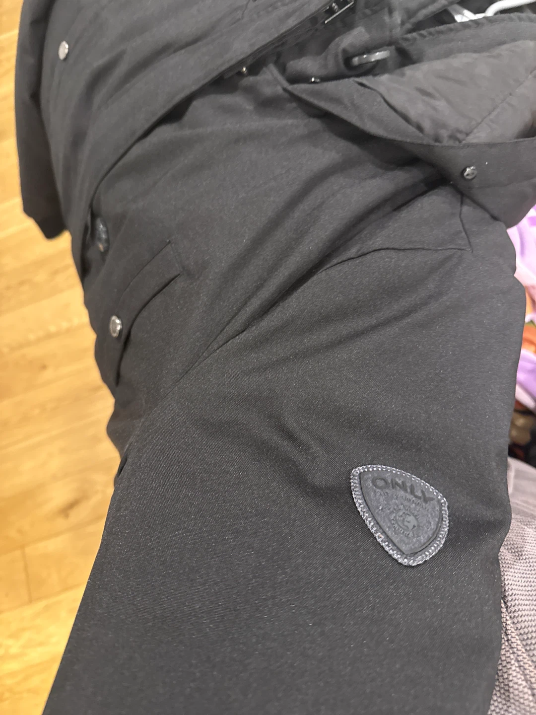 ONLY Black Winter Coat - Size XL - photo 3