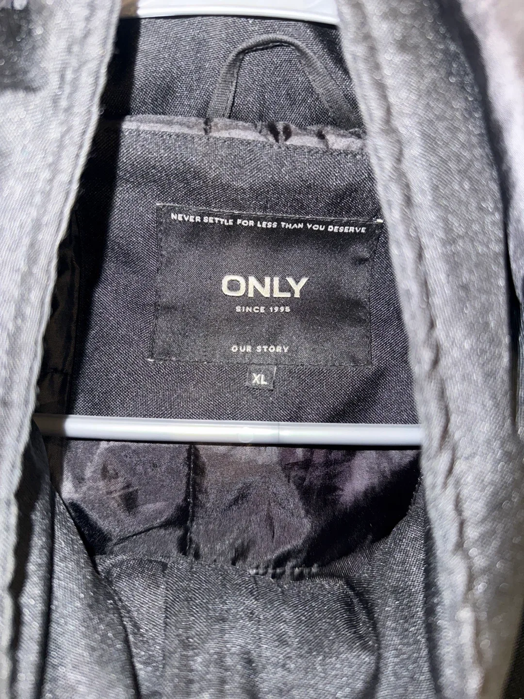 ONLY Black Winter Coat - Size XL image indicator(4)