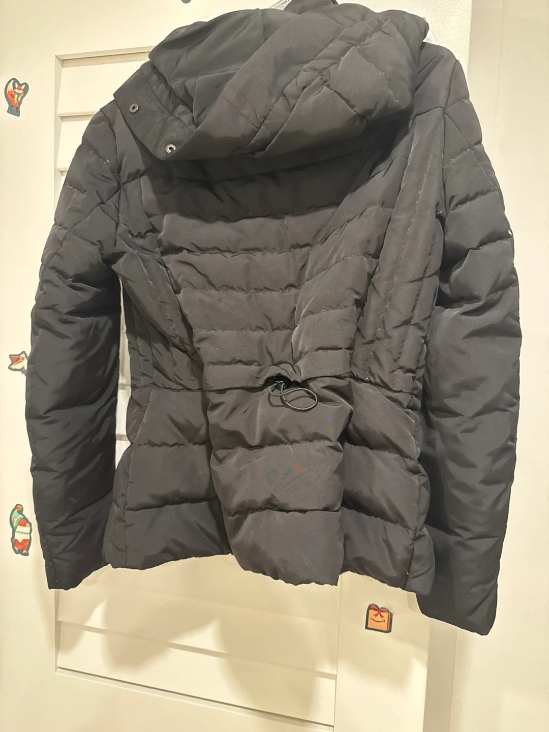 Zara Basic Black Puffer Jacket image indicator(2)